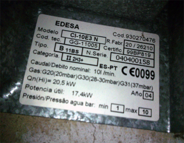 Cómo definimos un calentador en CE3X y su potencia nominal